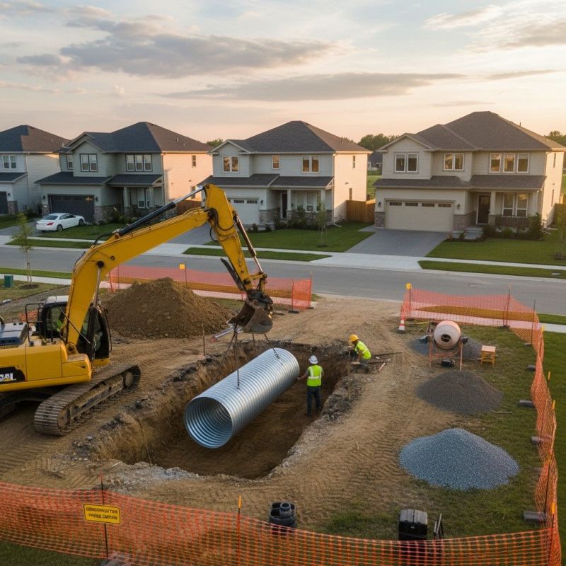 Driveway Culvert Installation