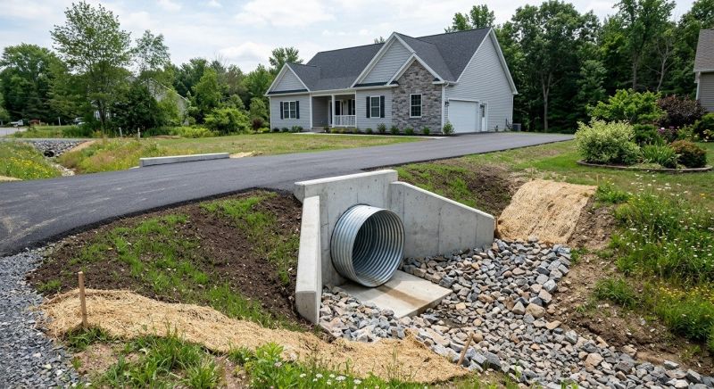 Driveway Culvert Installation